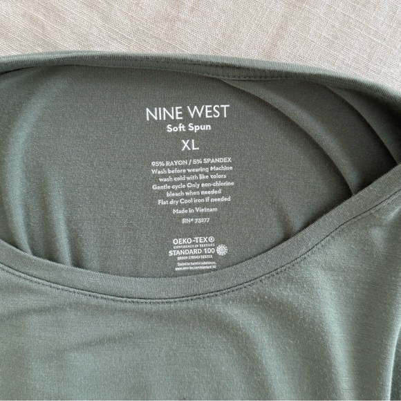 Nine West Women's Sage Muscle Tee - Picture 3 of 3